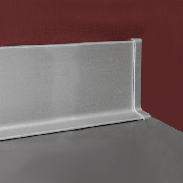  Accessoire PLINTHE aluminium Embout de finition droit 80 mm