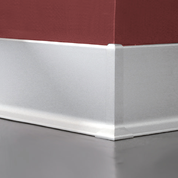  Accessoire PLINTHE aluminium Pièce pour angle sortant 80 mm