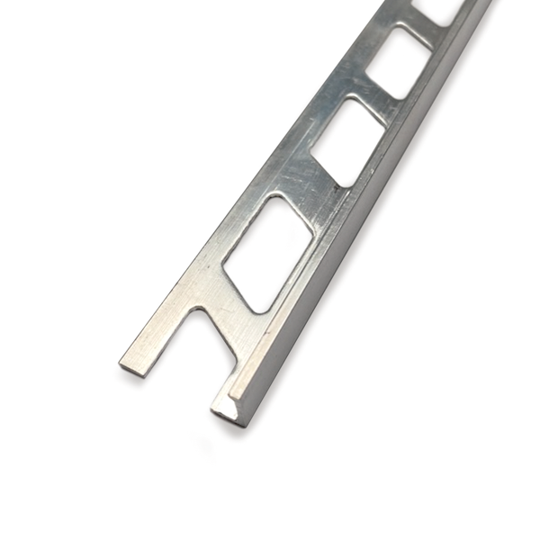 ARRÊT DE CORNIÈRE MÉTALLIQUE 11MM - 22x11 mm - 2,50 m à sceller