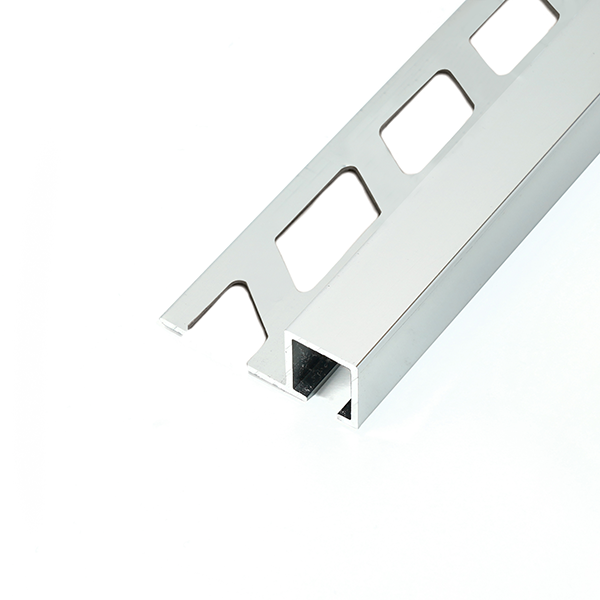 ARRÊT DROIT ALUMINIUM DÉCO 10MM - 27x11 mm - 2,50 m à sceller