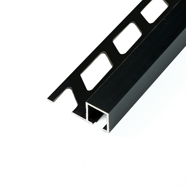 ARRÊT DROIT ALUMINIUM DÉCO 10MM - 27x11 mm - 2,50 m à sceller