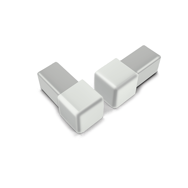 BOUCHONS ARRÊT DROIT ALUMINIUM DÉCO 10MM 