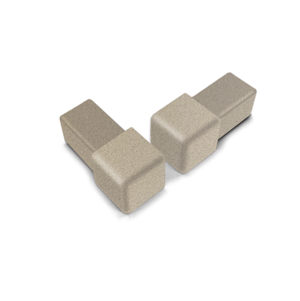 BOUCHONS ARRÊT DROIT ALUMINIUM DÉCO 10MM 