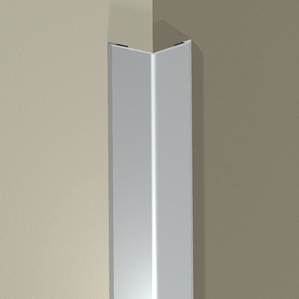 Cornière aluminium pour angle sortant 27x27 mm - 3,00 m - Adhésivé Butyle