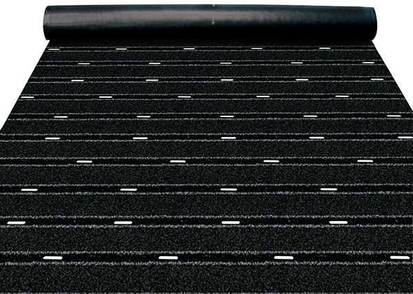 DINAFLEX GRATTANT BANDES LARGES rouleau 20m - laize 1m - Noir