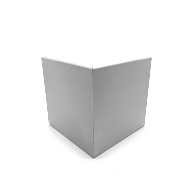 Pièce angle sortant pour bord de rive 100mm - à encastrer