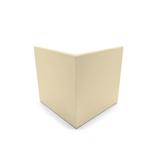 Pièce angle sortant pour bord de rive 100mm - à encastrer