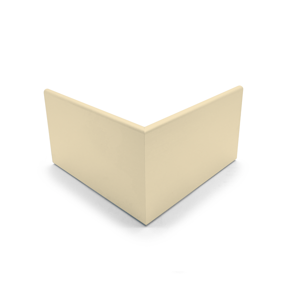 Pièce angle sortant pour bord de rive 60mm - à encastrer