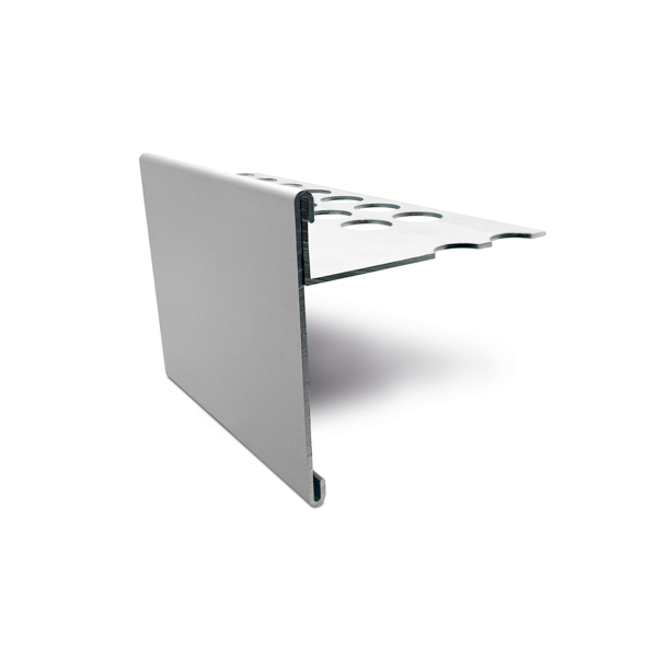 Profilé bord de rive 80mm - 2,50 m à encastrer