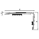 Nez de marche 3T 55x32mm - 3,00m Adhésivé Butyle