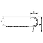 Nez de marche Florentin 10mm - 9 mm - 2,50 m à sceller