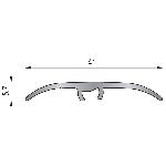 Seuil Dinafix Multi-Niveaux 41 mm - 2,70 m Fixation invisible