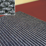 ARAVIS JF 10 REPS Rail alu. 10mm - Structure fermée jonction PVC