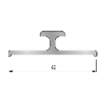 APPUI CENTREUR DE RENFORT 42 mm - 3,00 m