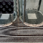 ARAVIS CA 13 brosses Rail alu. 13mm - Structure ouverte jonction à câble