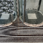 ARAVIS CA 13 reps Rail alu. 13mm - Structure ouverte jonction à câble