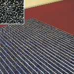 ARAVIS JF 10 Grattant Séchant Rail alu. 10mm - Structure fermée jonction PVC