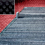 ARAVIS JF 13 brosses Rail alu. 13mm - Structure fermée jonction PVC