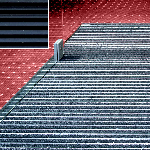 ARAVIS JF 13 caoutchouc Rail alu. 13mm - Structure fermée jonction PVC