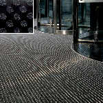 ARAVIS JF 22 brosses Rail alu. 22mm - Structure fermée jonction PVC