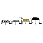 ARAVIS JF 22 soft Rail alu. 22mm - Structure fermée jonction PVC