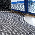 ARAVIS ULTRA 10 grattant-séchant Rail alu. 10mm - Structure fermée support PET