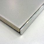 ARRÊT DE CORNIÈRE MÉTALLIQUE 12,5MM - 22x12,5 mm - 2,50 m à sceller