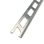 ARRÊT DE CORNIÈRE MÉTALLIQUE 6MM - 22x6 mm - 2,50 m à sceller