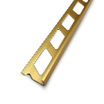 ARRÊT DE CORNIÈRE métallique DÉCO 10mm - 22x10 mm - 2,50 m à sceller 