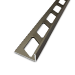 ARRÊT DE CORNIÈRE métallique DÉCO 10mm - 22x10 mm - 2,50 m à sceller 