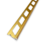 ARRÊT DE CORNIÈRE métallique DÉCO 12,5mm - 22x12,5 mm - 2,50 m à sceller 