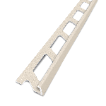 ARRÊT DE CORNIÈRE métallique EFFET MINÉRAL 10mm - 22x10 mm - 2,50 m à sceller 