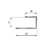 ARRÊT DE PARQUET  10/11 mm - 2,70 m 