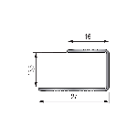 ARRÊT DE PARQUET 12,5/13,5 mm - 2,70m