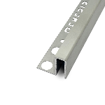 ARRÊT DROIT ALUMINIUM 22,5MM - 27x22,5 mm - 2,50 m à sceller