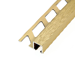 ARRÊT DROIT ALUMINIUM DÉCO 10MM - 27x11 mm - 2,50 m à sceller