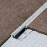 ARRÊT DROIT INOX 10MM - 31x8 mm - 2,50 m à sceller