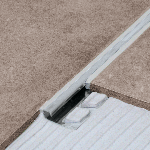 ARRÊT DROIT INOX 8MM - 36x6 mm - 2,50 m à sceller