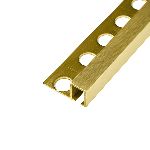 ARRÊT DROIT LAITON 10MM - 28x11 mm - 2,70 m à sceller