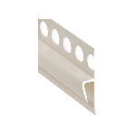 Arrêt de finition murale PVC - 15 mm - 2,50 m à sceller