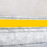 BANDES CMA 100MM ALUMINIUM À COLLER OU À VISSER 1.40m - Jaune