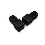 BOUCHONS ARRÊT DROIT ALUMINIUM DÉCO 10MM 