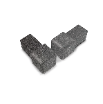 BOUCHONS ARRÊT DROIT ALUMINIUM DÉCO 10MM 