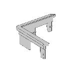 BOUCHONS EMBOÎTABLES POUR CORNIÈRES MÉTALLIQUES 30 x 30 mm