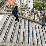 Bande antidérapante X-GRIP 50 mm - 2,40 m Adhésivée 