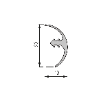 CLIP SG DE FINITION 20 mm - 3,05 m - à clipser