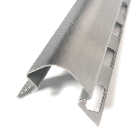 CORNIÈRE À SCELLER INOX angle sortant 10mm - 45 mm - 3,00 m à sceller
