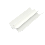 CORNIÈRE pour panneau mural angle rentrant 11,5mm - 34 mm - 2,40 m à sceller