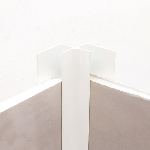 CORNIÈRE pour panneau mural angle rentrant 11,5mm - 34 mm - 2,40 m à sceller