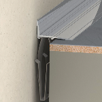 COUVRE-JOINT D'ANGLE CJSM À BORDS EN BISEAU 40 mm - 3,00 m Adhésivé Butyle